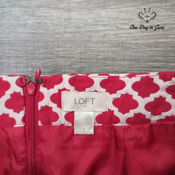 Loft Mini Skirt Size 8 - Picture 2 of 5